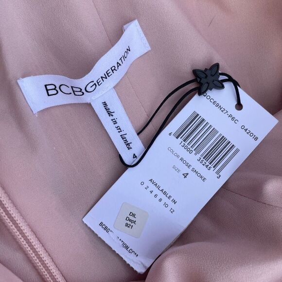BCBGeneration Dress Prink Ruffle Size 4 NWT - Picture 5 of 5